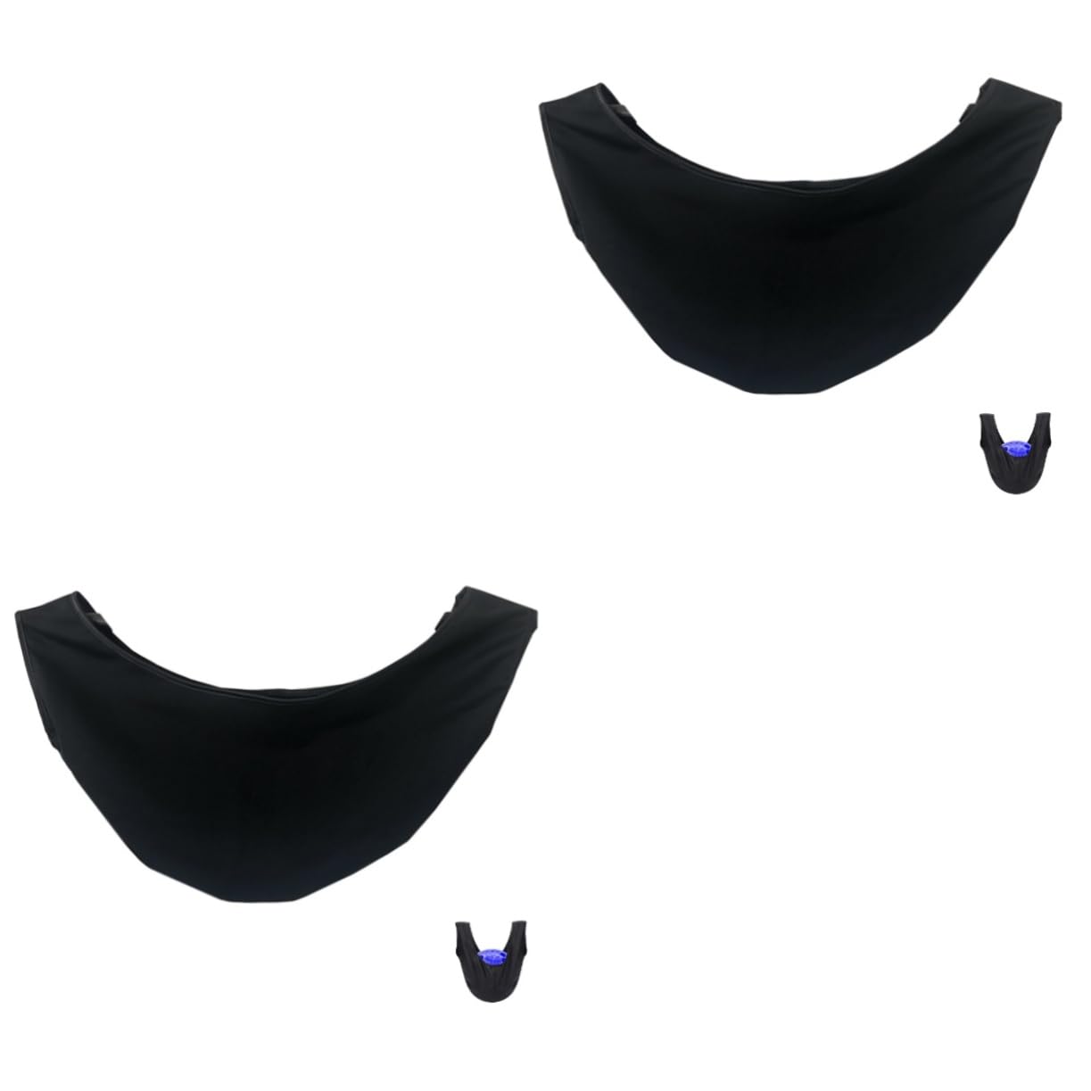 INOOMP 2pcs Professional Microfiber Bowling Towel Compact and Lightweight Bowling Cleaning Pad for and Storage