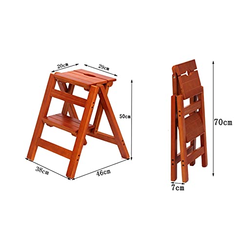 Échelle de ménage pliable en bois pour simplifier vos rangements