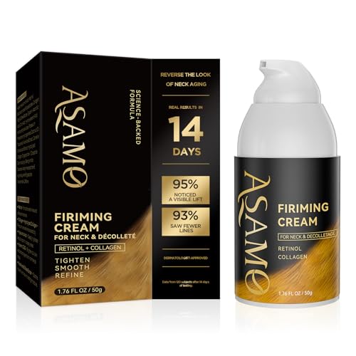 Firming Neck Cream for tightening and firming,Retinol,Collagen & Hyaluronic Acid Cream-Anti-Aging Face Moisturizer for Face,Wrinkle Smoother for Women & Men, 1.76 Fl Oz