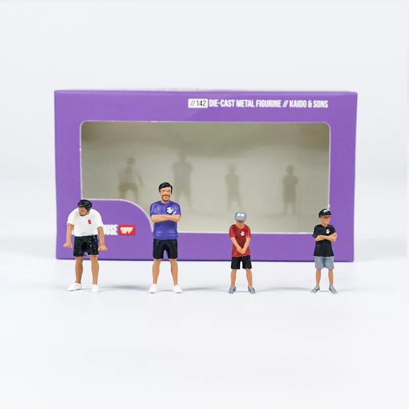 Amazon.co.jp: Mini GT 1/64 街道はうす フィギア 4体セット Kaido