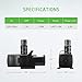 VIVOSUN 3567 GPH Submersible Water Pump, 130W Pond Pump, Ultra Quiet Aquarium Pump with 14.8FT Lift Height for Pond, Waterfall, Fish Tank, Statuary, Hydroponic