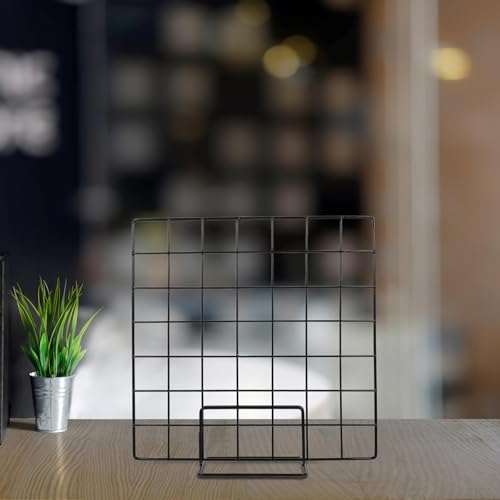 Expositor de rejilla metálica estable con paneles modulables para aulas creativas 7