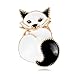 Produktbild Vektenxi Kreative Frauen Vintage Emaille schöne Katze Weihnachten Brosche Breastpin GiftHigh Quality
