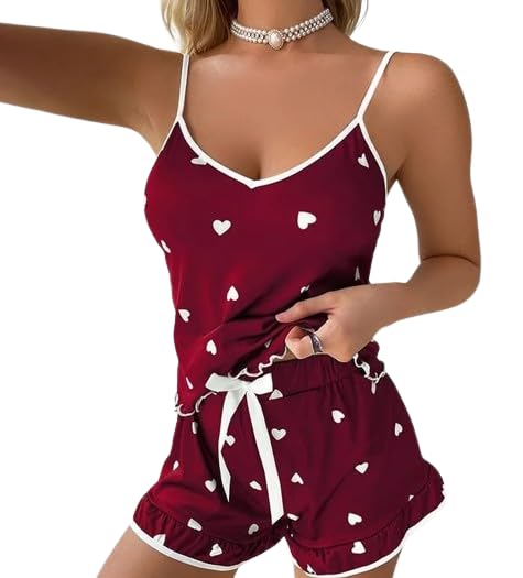 lillycreation Nightsuit Top and Shorts | Sexy Night Dress Babydoll Set for Honeymoon Lingerie Dress for Girls and Women with G-String Panty.-picture-12