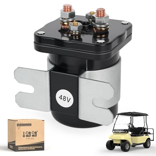 10L0L Heavy Duty 48V 4-Terminal Starter Solenoid for Club Car EZGO Yamaha