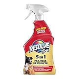 Resolve Pet Specialist Carpet Cleaner Spray – for Removal of Pet Stains & Odors Up to 7 Days Old, 22oz
