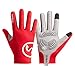 GMBYLBY Mountain Bike Glove Touchscreens Road Biking Gloves Sports Cycling Gloves Full Finger with Antislip Shocks Absorbing Pad