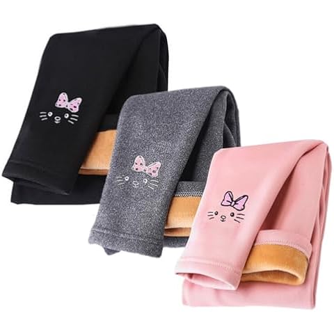AOOPOO Girls Thermal Leggings Set Cover