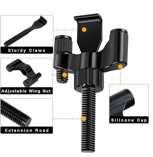 Adjustable Portable Door Lock, Hotel Door Stoppers for Travelers Safety to Prevent Unauthorized Entry,for Traveling Hotel Home Apartment College - Image 5