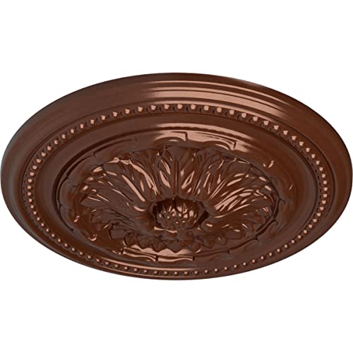 Image of Ekena Millwork Chester Ceiling Medallion, Copper Penny