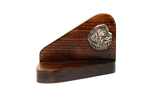Art-Dog Terranova, Newfoundland – Portacandele in legno con cane, porta candeline, memoriale per il cane della marca Art-Dog
