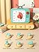 LIORQUE Visual Timer for Kids with Pause Function, 60-Minute Countdown Timers for Classroom Office Kitchen with Silent Operation, Kids Timer for Teaching