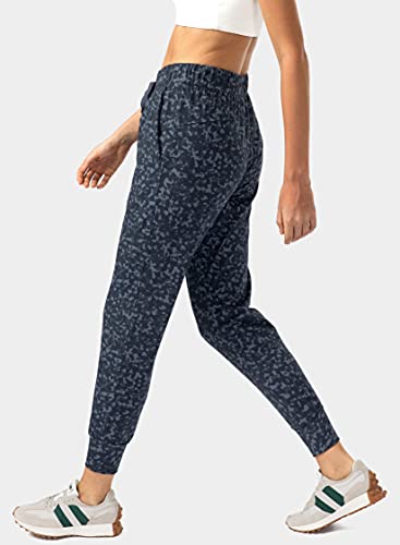 Santiny Women's Joggers Pants Pockets Drawstring Running Sweatpants For Women Lounge Workout Jogging(Leopard Multi Grey_L) #TOP1