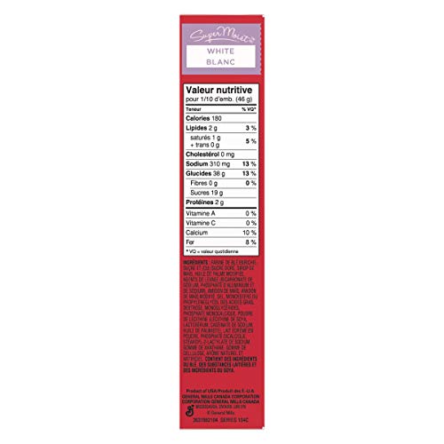 Image of Betty Crocker, SuperMoist White Cake Mix, 461g /16.3oz.