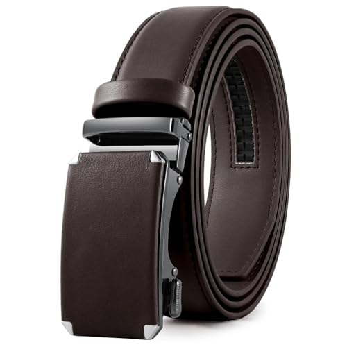 Men Belt Metal Automatic Buckle Genuine Leather Belt Men's Belt Luxury Leather Belts for Men Male Belts