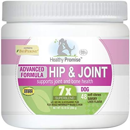 Four Paws Healthy Promise Advanced Formula Hip & Joint Supplement for Dogs Soft Chews 48 Count