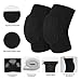 FDJZKFDU Knee Pads Knee Pads For Volleyball Yoga Women Kids Men Patella Brace Support Kneepad Fitness Protector(Black,L)