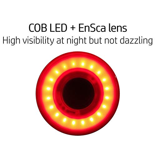 2 luces LED de advertencia de luz trasera recargables, impermeables, USB, para patinete eléctrico Longboard