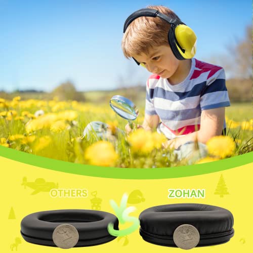 Image of ZOHAN Kids Ear Protection 2 Pack, 25dB NRR Noise Cancelling Headphones for Kids, with Pillowy Pads, for Monster Truck, School, Autism, Sensory, Fireworks, Concerts, Events (Yellow+Green)