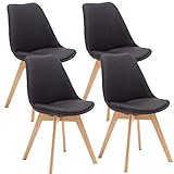 design stuhl vitra eames Die Stuhlbeine bestehen aus stabilem Massivholz und gewähren gute Standfestigkeit. Die Sitzschale besteht aus erstklassigem Kunststoff. Die gut gepolsterte Sitzfläche besteht aus Leinen-Optik Stoff und fühlt sich gut an, bei gleichzeitig gegebener Rutschfestigkeit.
