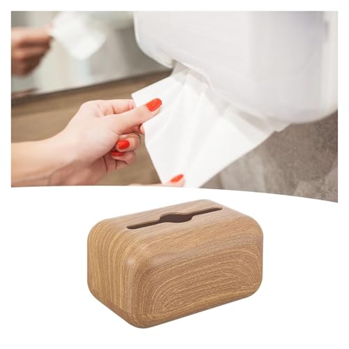 Boîte à mouchoirs carrée moderne distributeur bois pour décoration maison et hôtel