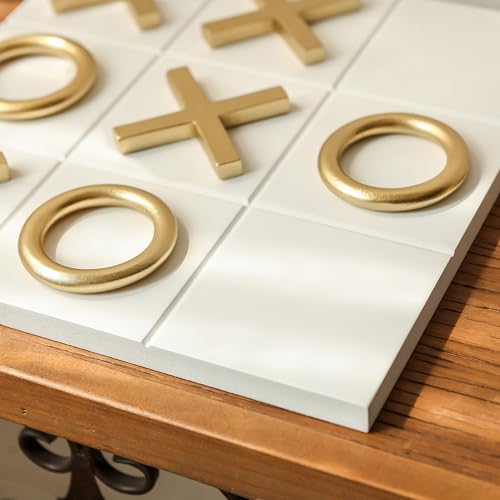 Tablero de juego Tic Tac Toe madera 12x12 pulgadas miniatura 5