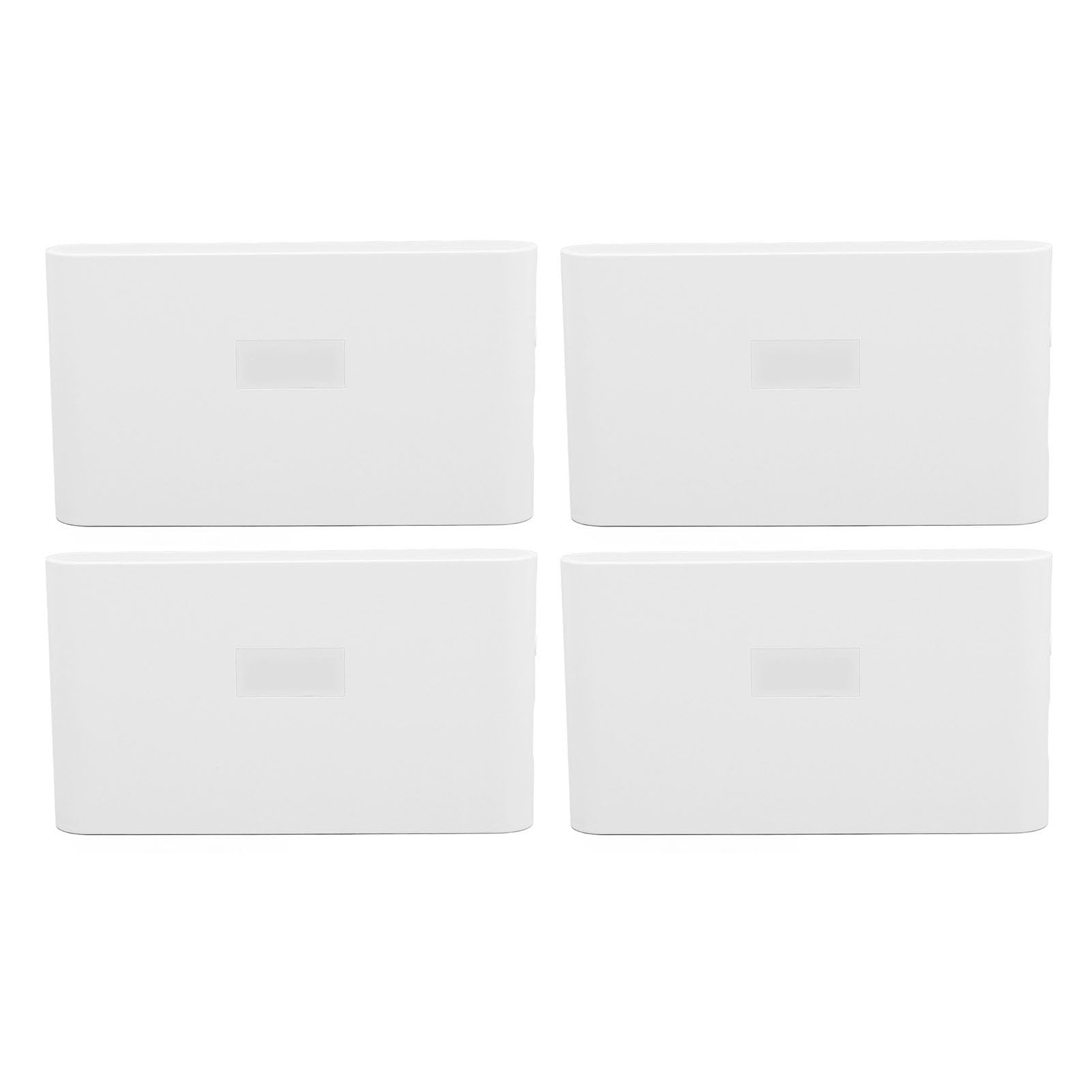 Luz Nocturna LED Magnética con Sensor de Movimiento, Luz Nocturna Inalámbrica Recargable de 2700k para Escaleras de Dormitorio Material: ABS Juego de 4