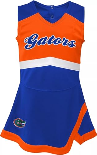 Outerstuff Girls Infant NCAA Cheer Captain Jumper Dress (US, Age, 4 Years, Florida Gators) Multicolor