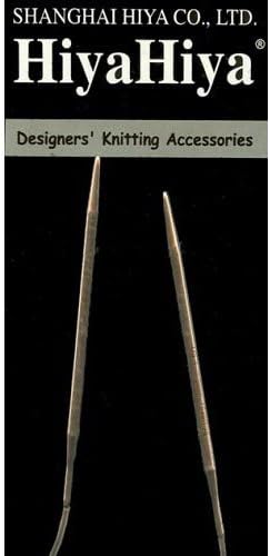 HiyaHiya Circular 20 inch (50cm) Steel Knitting Needle Size US 7 (4.5mm) HISTCIR20-7