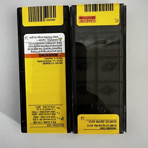 DCMT070208-PM 4325 lame carbure plaquette amovible de tournage et filetage acier lot de 10