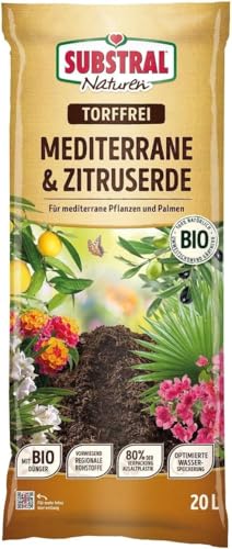 Substral Naturen Mediterrane & Zitrus Erde Bio & torffrei, für...