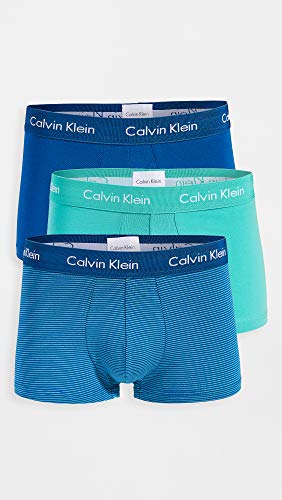 Image of Calvin Klein Men's Polyester Classic Solid Trunk (Pack of 3)