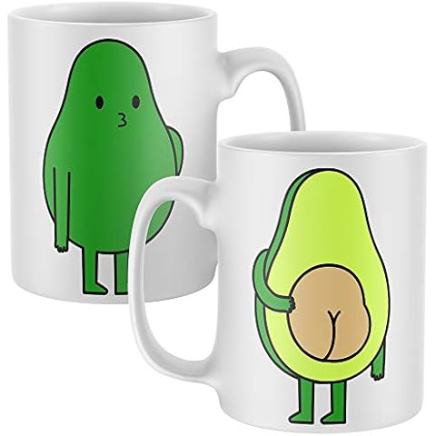 Purple Print House Rude Avocado Mug Cover