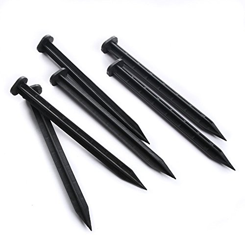 Kunststoffnagel 20cm für Pflasterkante Rasenkante Befestigungsnägel Wegebefestigung Erdanker (50 Stück) von rg-vertrieb