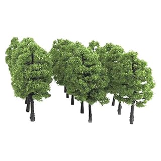 SPORTARC 20Pcs Model Trees Artificial Tree Train Railroad Scenery Architecture Tree 1:100