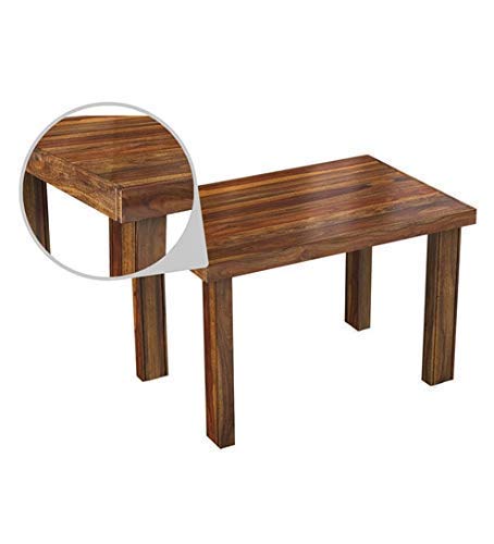 Image of JEENWOOD Wooden Dining Table 2 Seater | Two Seater Dinning Table with 2 Chairs for Home | Dining Room Sets for Restraunts | Sheesham Wood, Walnut BrownWalnut Brown