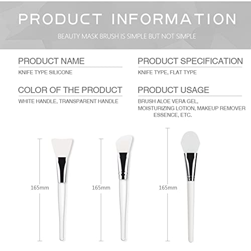 3 Pezzi Pennello per Maschera in Silicone