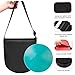 Lamppdcor Discus Bag Shot Put Bag with 2 Pocket Heavy Duty Discus Carrier Tote/Shoulder Discus Bag with Adjustable Strap & Fine Edge Splash Proof Oxford Shot Put and Discus Bag