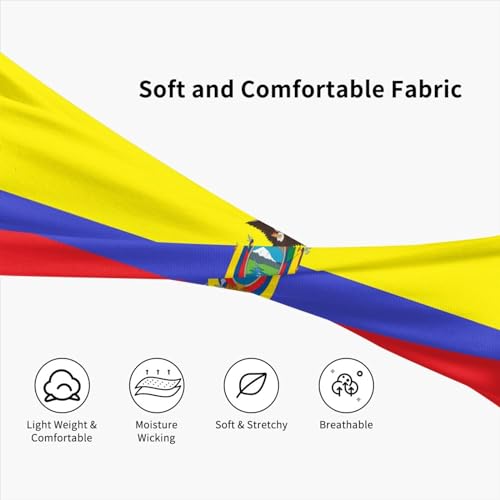 Image of Cute Flag Headbands Women Men Flag Sweatband Sports Headband for Running, Cycling, Yoga Gym, Working Out