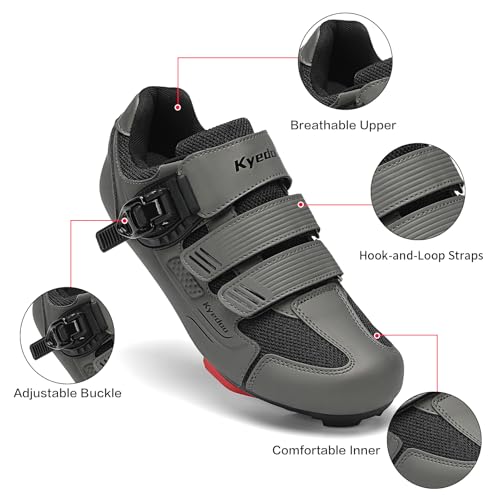 Image of Unisex Cycling Shoes Compatible with Peloton Bike Shoes Indoor Clip in Peleton Road Bike Riding Racing Biking Shoes with Delta Cleats for Mens Womens Indoor Outdoor Bike Pedal