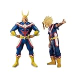 Jiumaocleu 2 figuras MHA All Might Merch de 20 cm, modelo de posición de pie, figura de acción MHA, figura de acción All Might, colección
