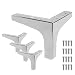Cjueiom - Juego de 4 patas de muebles de 13 cm, patas de sofá, patas de mesa modernas de metal, patas triangulares de muebles, patas de sofá, patas de repuesto para armario, silla otomana
