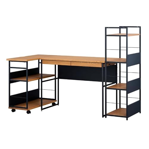ySETzFERRO-2 DESK 100+WAGON RACK+SIDE RACK (RO-V-NBR-BK) 3_SETfXN fXNZbg wK wKfXN ׋ w  [N pcfXN 100 SbN wK[ LX^[t