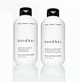 Bondbar Repairing Shampoo & Conditioner, Protects, Strengthens & Hydrates All Hair Types & Textures, Prevents Flyaways & Frizz, Adds Moisture & Shine, Vegan, Cruelty-Free, 8 Fl. Oz.