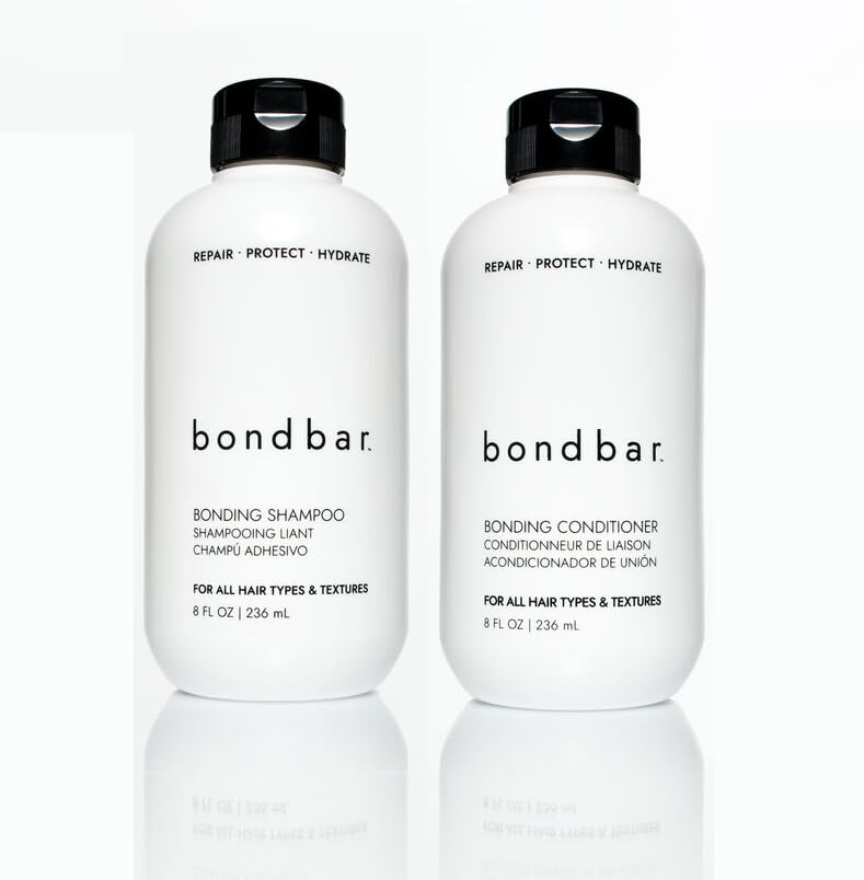bondbar Champú y acondicionador reparador, protege, fortalece e hidrata todo tipo de cabello y texturas, evita que se vuele y encrespamiento, añade disponible en Yaxa Peru