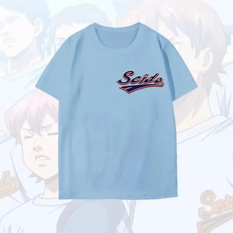 Amazon.co.jp: [百合] ダイヤのA Tシャツ 青道高校 ユニフォーム 沢村