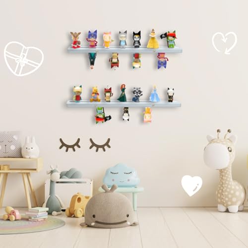 for Tonie Shelf,Tonies Storage for Creative Tonies Magnetic Wall Shelf for Tonie Figures (Strip-Grey)