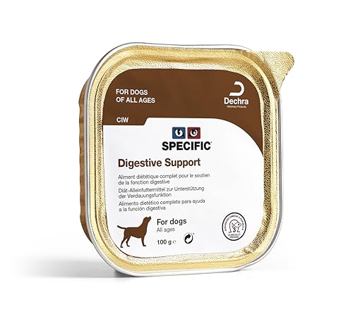 SPECIFIC® Digestive Support (CIW) 7x100 g - Cibo umido per cani di tute le età - Favorisce l'equilibrio della flora intestinale - Arricchito di postbiotici - DECHRA Veterinary Products