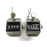 【とてもお得な 2個セット】 京北計器工業 H102-4 手持ち式 手動 数え器 精度高い デジタルカウンター 取扱簡単 計数器 持ち運び便利 研究用具 4桁●サイズ：W29（39）×D45（51）×H46㎜ 【京北計器工業(株)はコクヨのOEM 製品制作会社です】