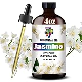 Jasmine Essential Oil - Jasmine Oils for Diffusers, Humidifiers, DIY Candles, Soap, Cleaning, Home, Office, Yoga, Massage, Gifts - 4 fl oz (120 ml) - GV77ZF